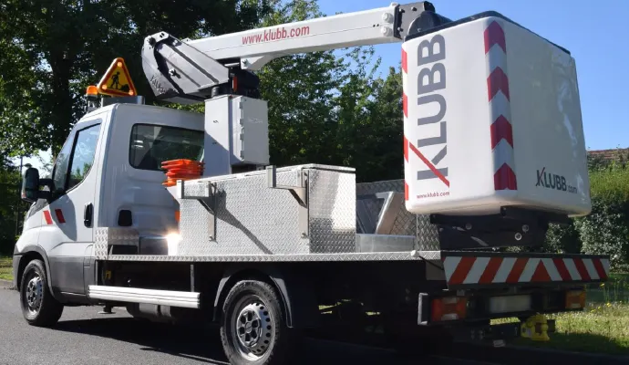 nacelle élévatrice sur chassis