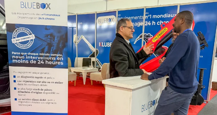 BLUE BOX PALFINGER au salon Solaire Expo Maroc 2026